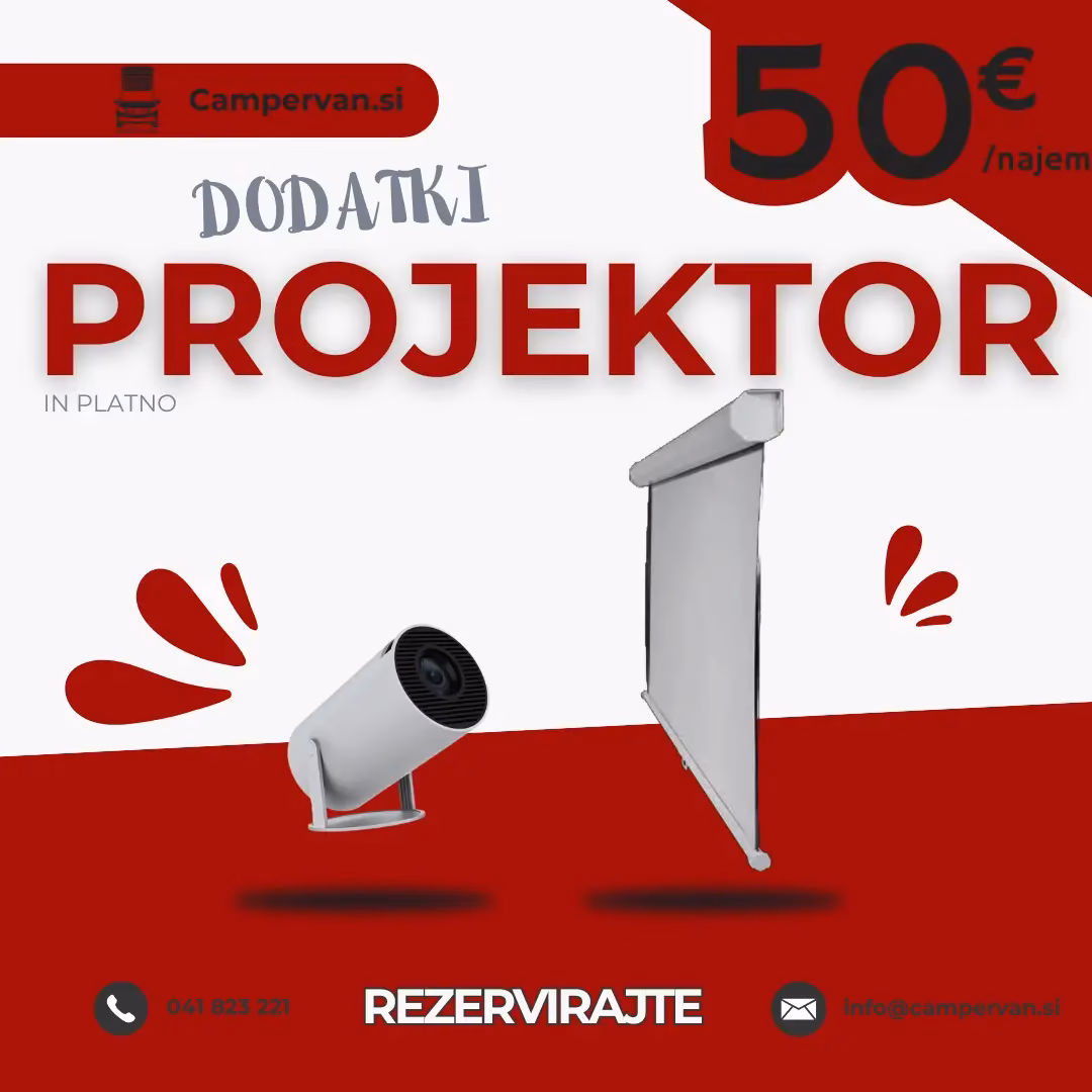 PROJEKTOR IN PLATNO
