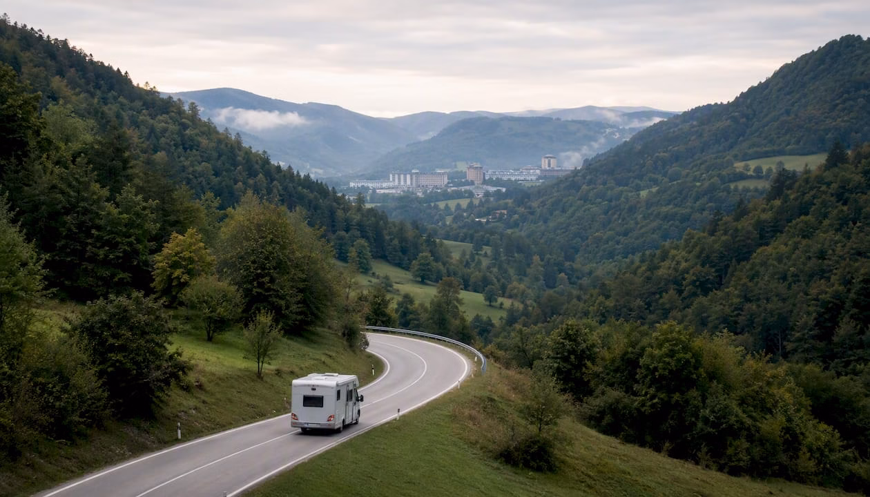 Avtodom na poti med slovenskimi termami