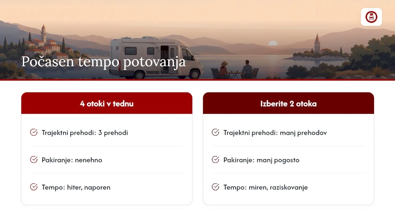 Načrt za bolj sproščen obisk štirih otokov