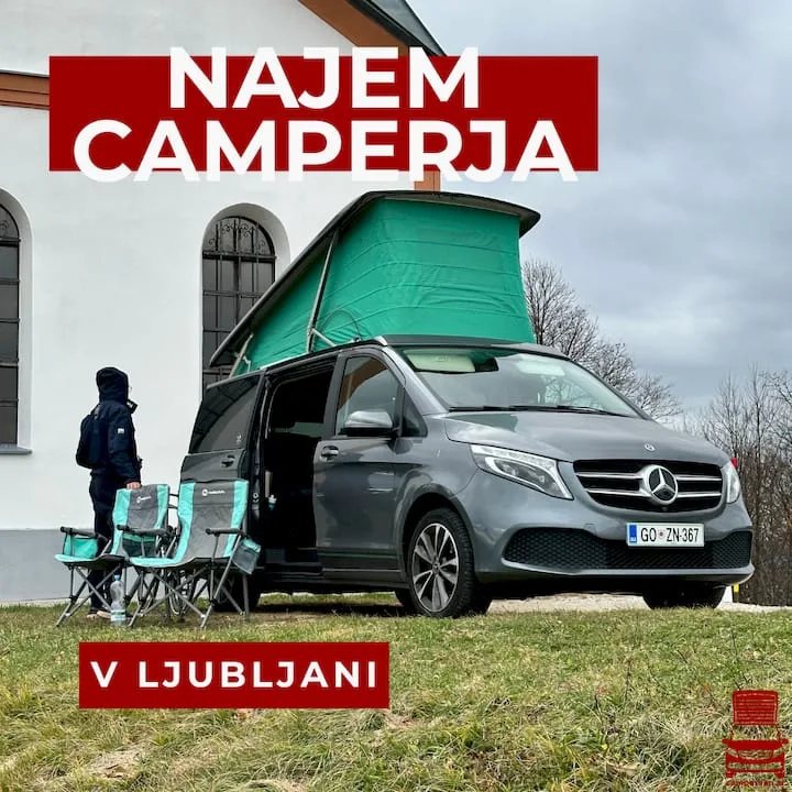 Najem avtodoma Mercedes V Marco Polo Ljubljana