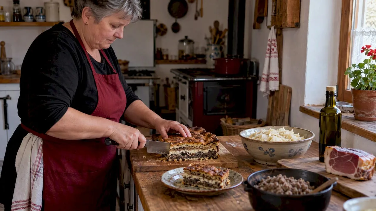 Prekmurska gibanica in druge tradicionalne slovenske jedi