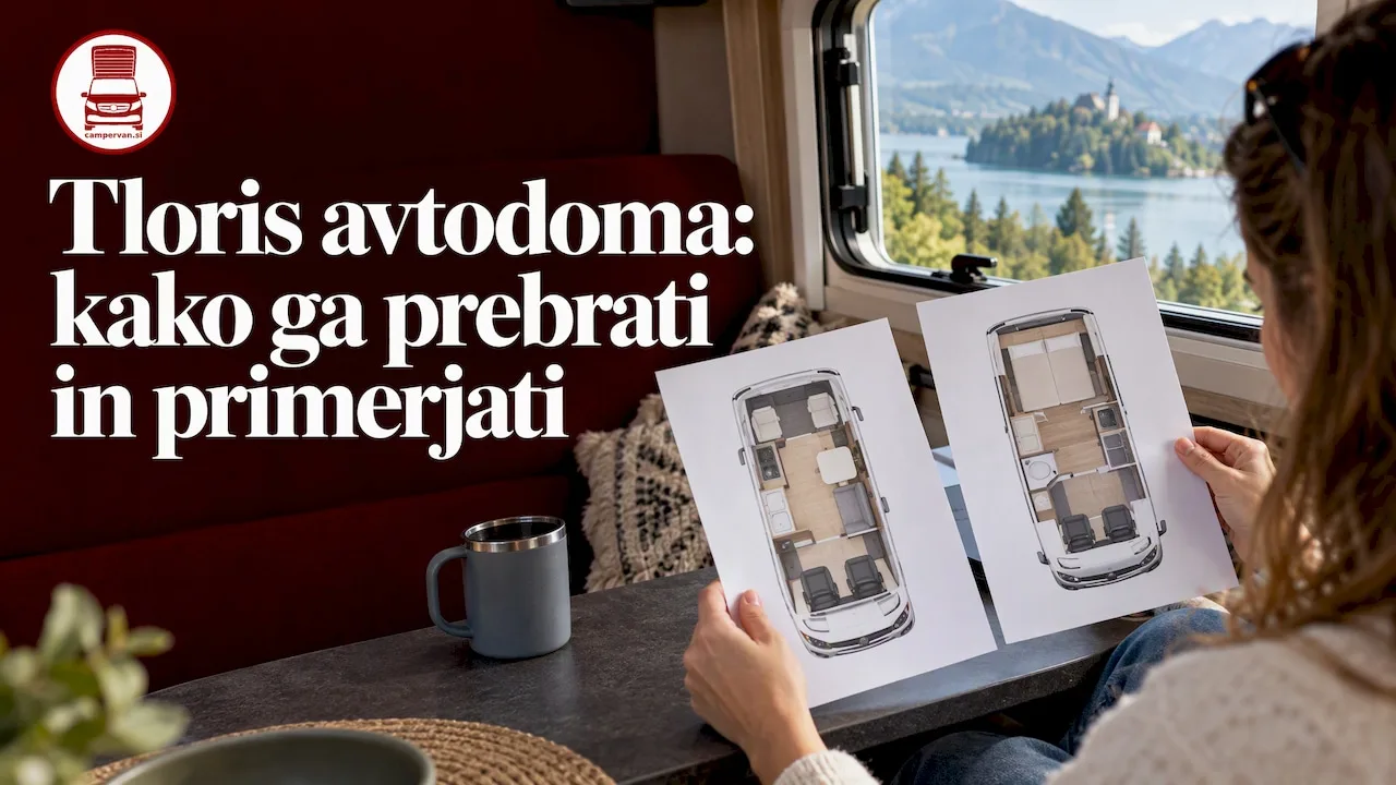 Primerjava razporeditev v notranjosti avtodomov